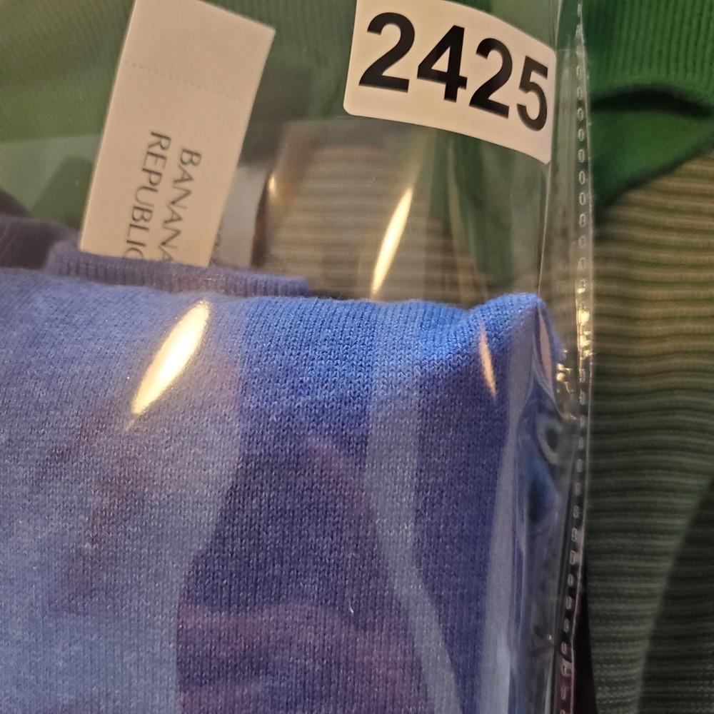 Banana‎ Republic Sweater Mens 2XL Blue Pullover Long Sleeve Cotton Shirt Casual - Picture 8 of 8